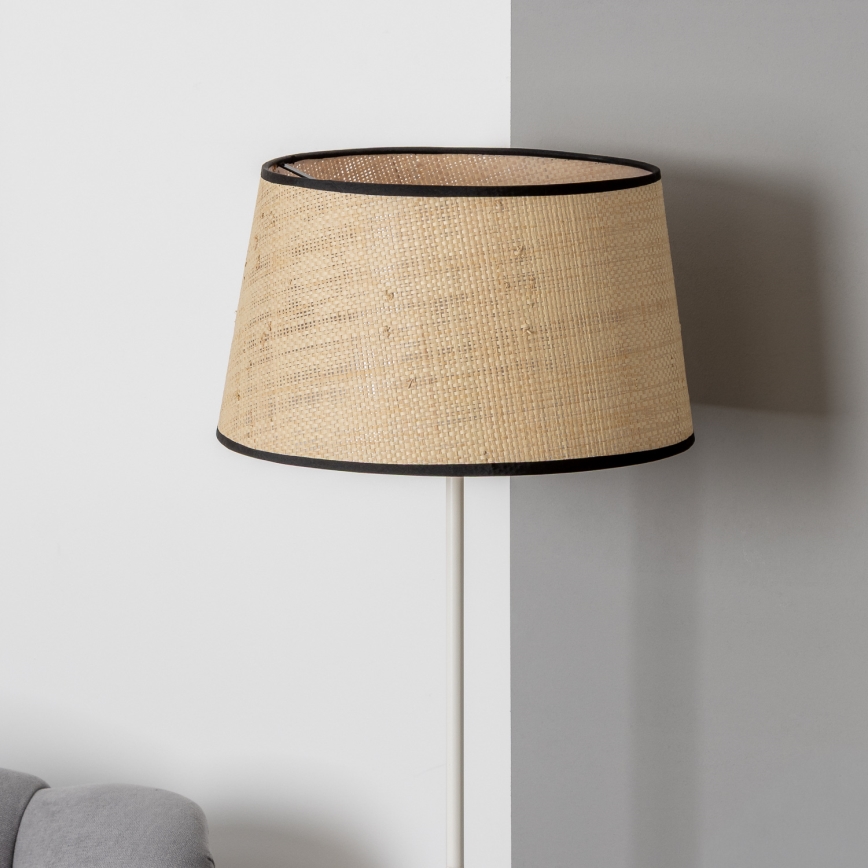 Brilagi - LED stojacia lampa CERIA 1xE27/40W/230V pr. 35 cm béžová/biela