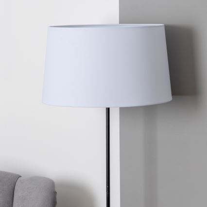 Brilagi - LED stojacia lampa CERIA 1xE27/40W/230V pr. 45 cm biela/čierna