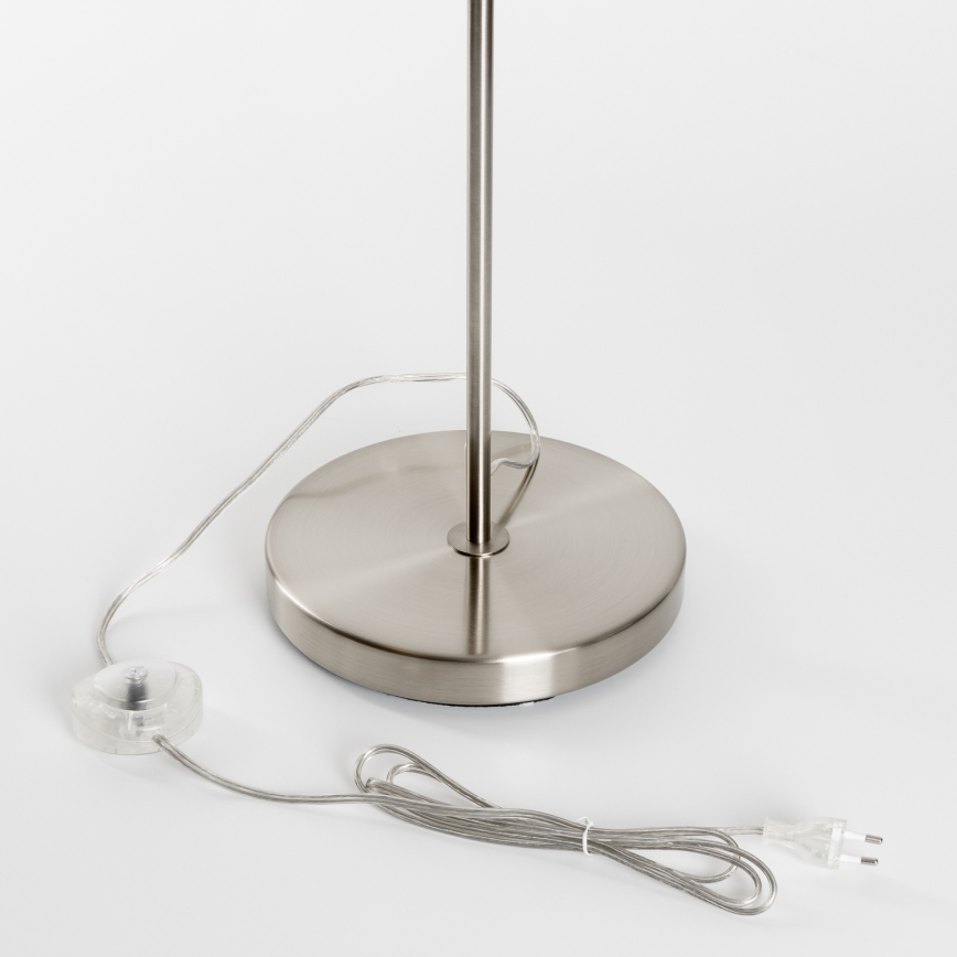 Brilagi - LED stojacia lampa CERIA 1xE27/40W/230V pr. 45 cm biela/matný chróm