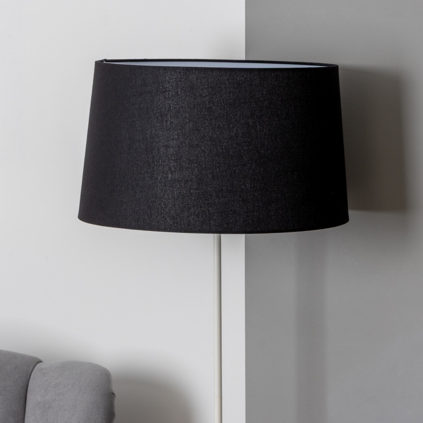 Brilagi - LED stojacia lampa CERIA 1xE27/40W/230V pr. 45 cm čierna/biela