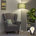 Brilagi - LED stojacia lampa CERIA 1xE27/40W/230V pr. 45 cm zelená/biela