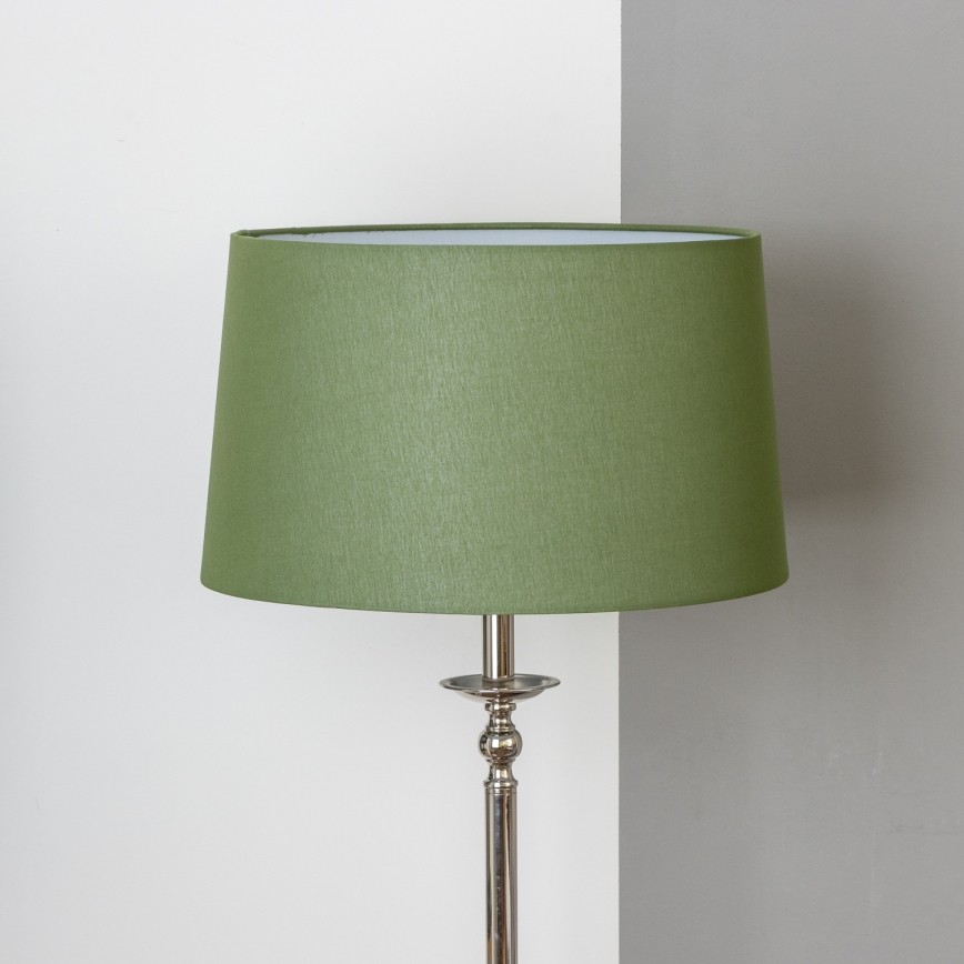Brilagi - LED stojacia lampa CERIA 1xE27/60W/230V pr. 45 cm lesklý chróm/zelená