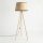 Brilagi - LED stojacia lampa CERIA 1xE27/60W/230V pr. 50 cm béžová