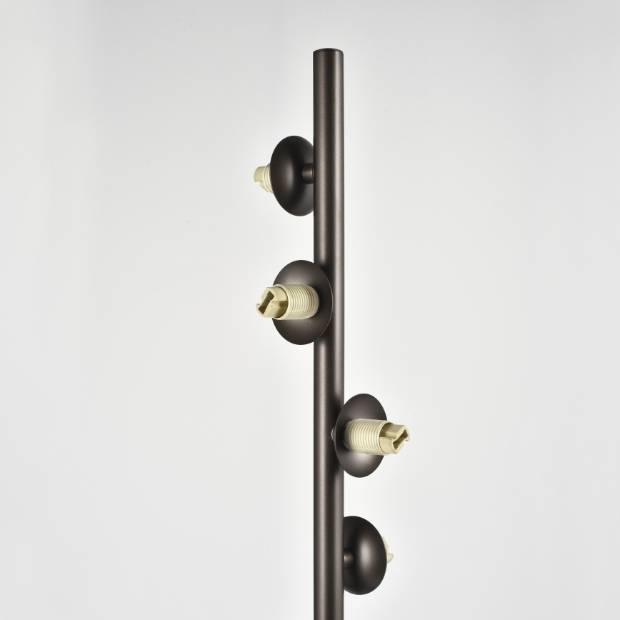 Brilagi - LED stojacia lampa MILLA 7xG9/3W/230V hnedá/dymová hnedá