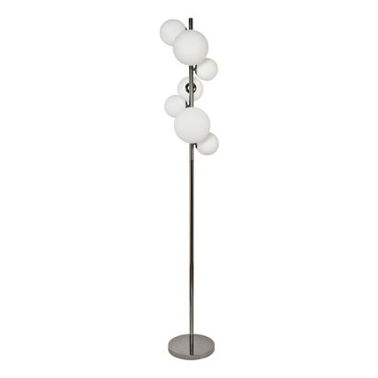 Brilagi - LED Stojacia lampa MILLA 7xG9/3W/230V lesklý chróm/biela