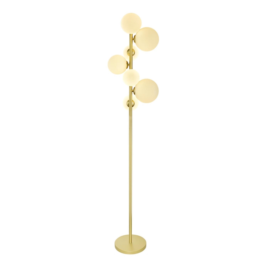 Brilagi - LED Stojacia lampa MILLA 7xG9/3W/230V zlatá/biela