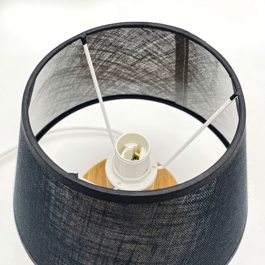 Brilagi - LED Stolná lampa ANTHONY 1xE14/40W/230V dub/čierna