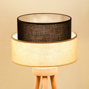 Brilagi - LED stolná lampa BOHO STYLE 1xE27/15W/230V krémová/hnedá