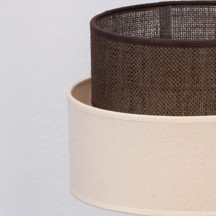 Brilagi - LED stolná lampa BOHO STYLE 1xE27/15W/230V krémová/hnedá