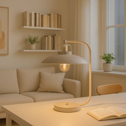 Brilagi - LED Stolná lampa FLAMENGO 1xE27/60W/230V béžová