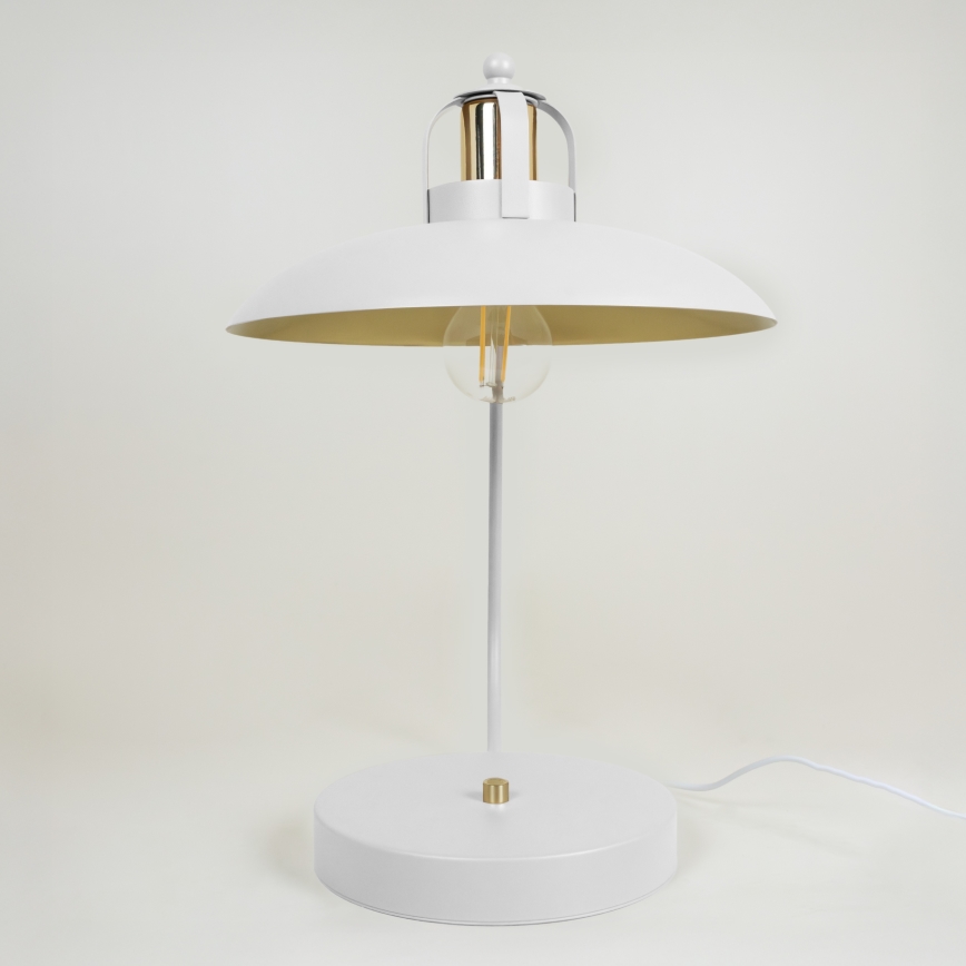 Brilagi - LED Stolná lampa FLAMENGO 1xE27/60W/230V biela