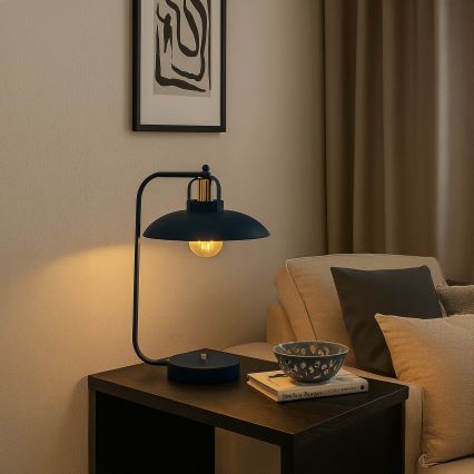 Brilagi - LED Stolná lampa FLAMENGO 1xE27/60W/230V modrá