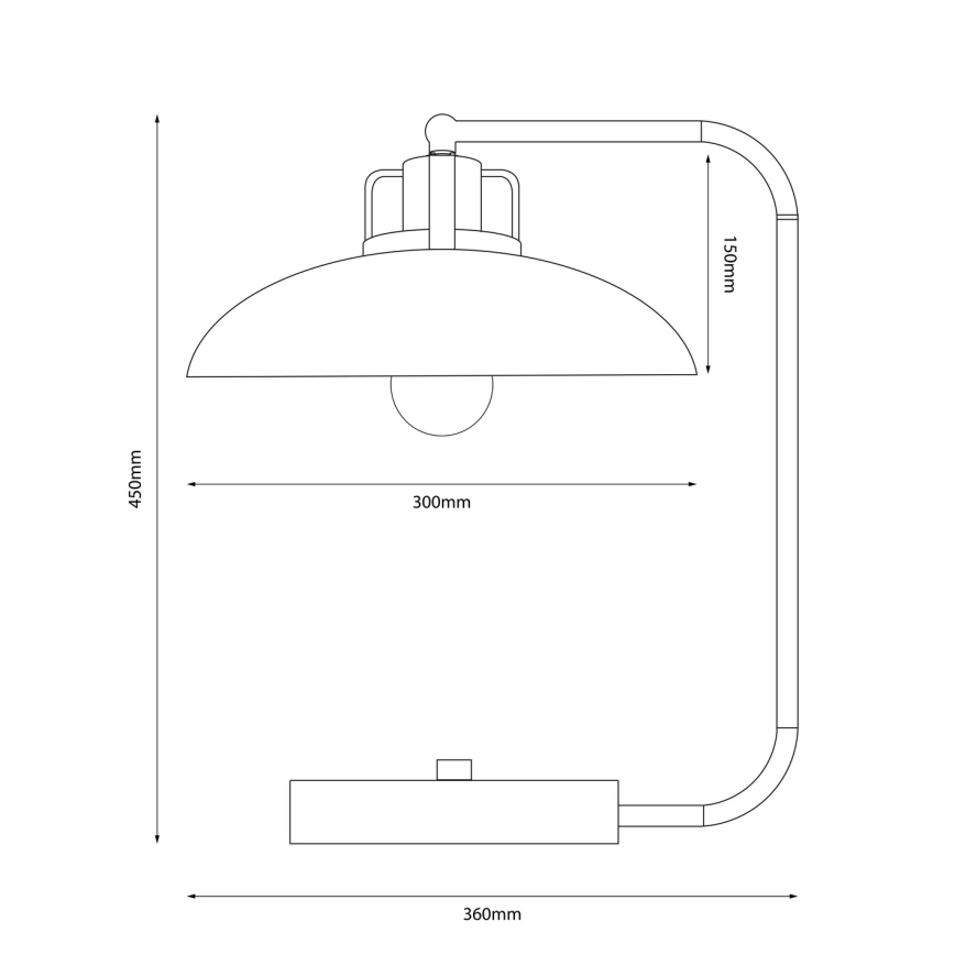 Brilagi - LED Stolná lampa FLAMENGO 1xE27/60W/230V modrá