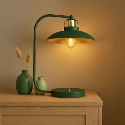 Brilagi - LED Stolná lampa FLAMENGO 1xE27/60W/230V zelená