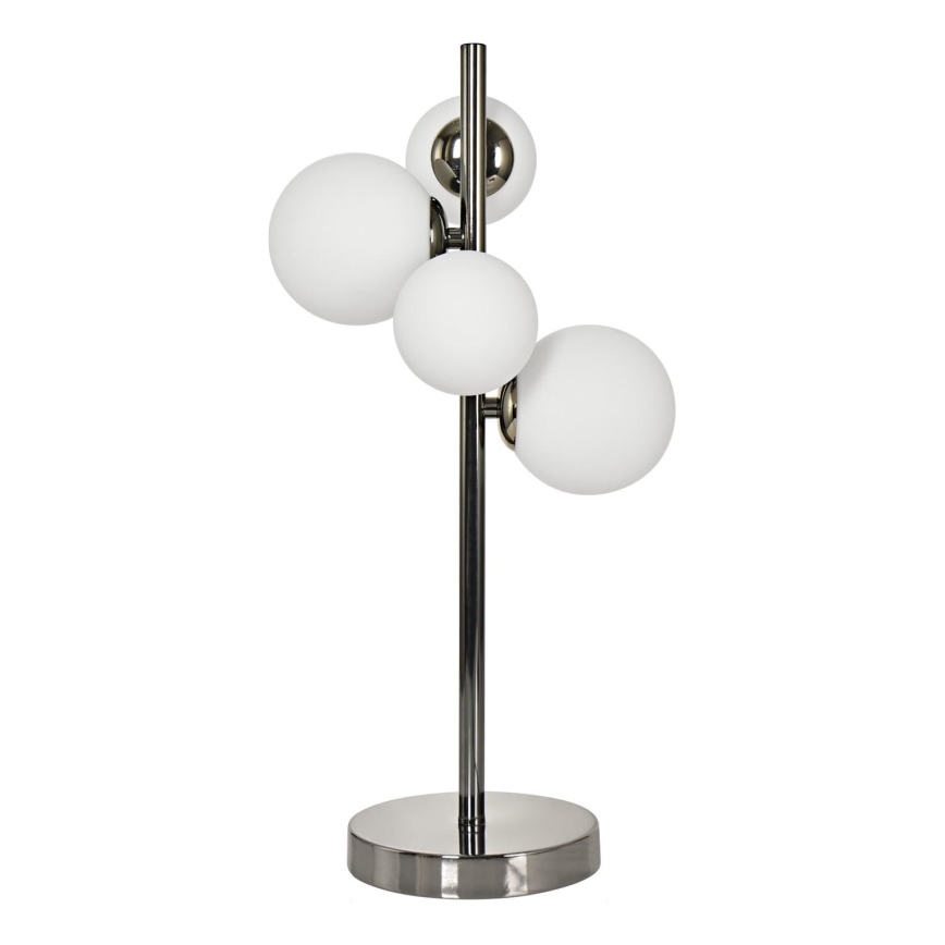 Brilagi - LED Stolná lampa MILLA 4xG9/3W/230V lesklý chróm/biela