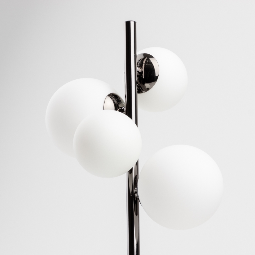 Brilagi - LED Stolná lampa MILLA 4xG9/3W/230V lesklý chróm/biela