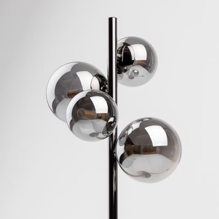 Brilagi - LED Stolná lampa MILLA 4xG9/3W/230V lesklý chróm/dymová