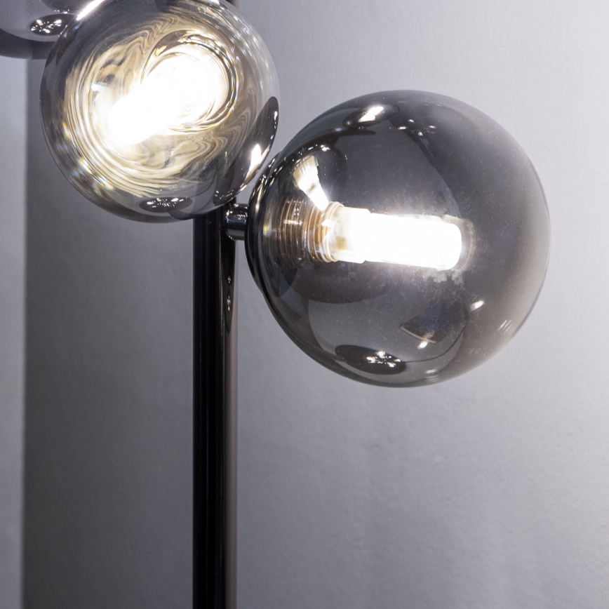 Brilagi - LED Stolná lampa MILLA 4xG9/3W/230V lesklý chróm/dymová