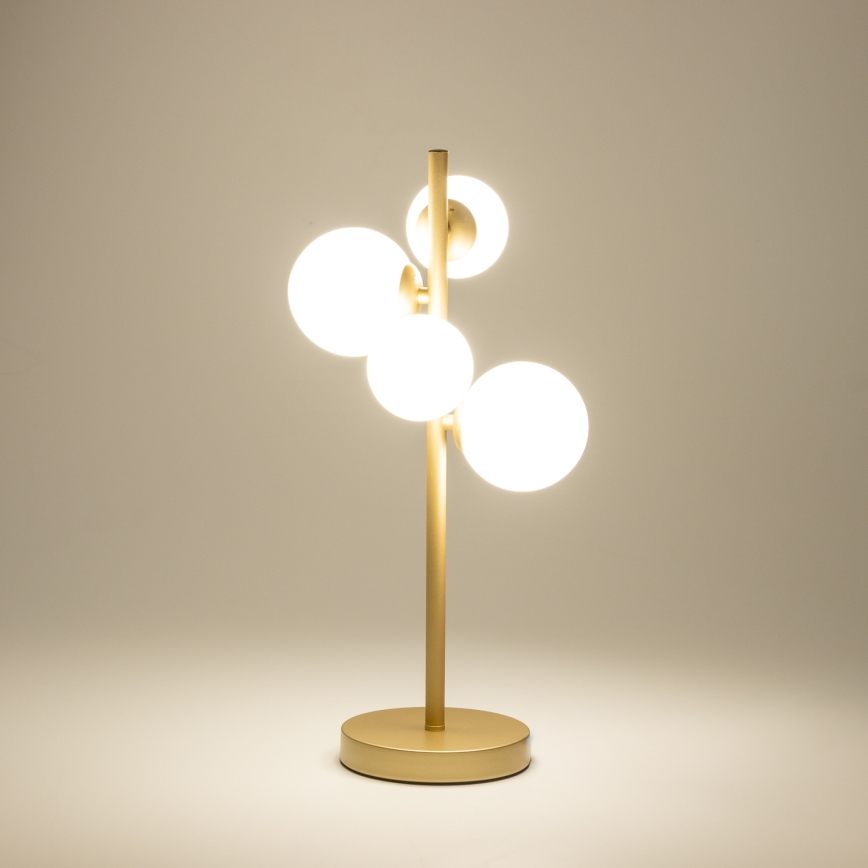 Brilagi - LED Stolná lampa MILLA 4xG9/3W/230V zlatá/biela