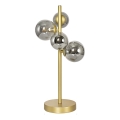 Brilagi - LED Stolná lampa MILLA 4xG9/3W/230V zlatá/dymová