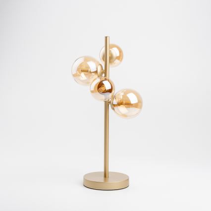 Brilagi - LED Stolná lampa MILLA 4xG9/3W/230V zlatá