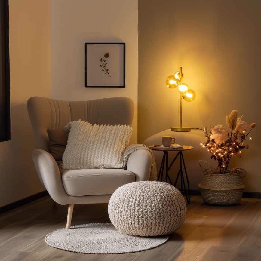 Brilagi - LED Stolná lampa MILLA 4xG9/3W/230V zlatá