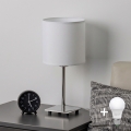 Brilagi - LED stolná lampa NUBILA 1xE27/60W/230V biela