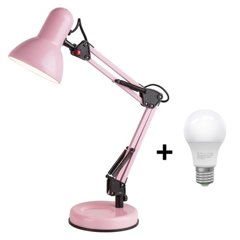 Brilagi - LED Stolná lampa ROMERO 1xE27/10W/230V ružová