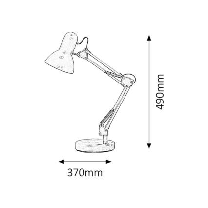 Brilagi - LED Stolná lampa ROMERO 1xE27/10W/230V zelená