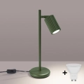 Brilagi - LED stolová lampa CRESTO 1xGU10/10W/230V zelená