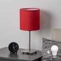 Brilagi - LED Stolová lampa NUBILA 1xE27/60W/230V červená