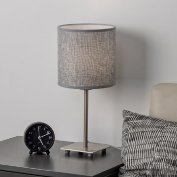 Brilagi - LED stolová lampa NUBILA 1xE27/60W/230V sivá