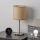 Brilagi - LED stolová lampa NUBILA 1xE27/60W/230V svetlohnedá