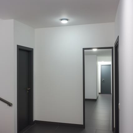Brilagi - LED Stropné priemyselné svietidlo SIMA LED/12W/230V IP65 čierna