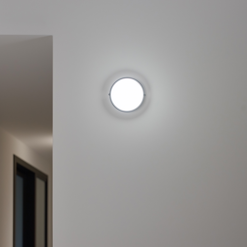 Brilagi - LED Stropné priemyselné svietidlo SIMA LED/12W/230V IP65 čierna