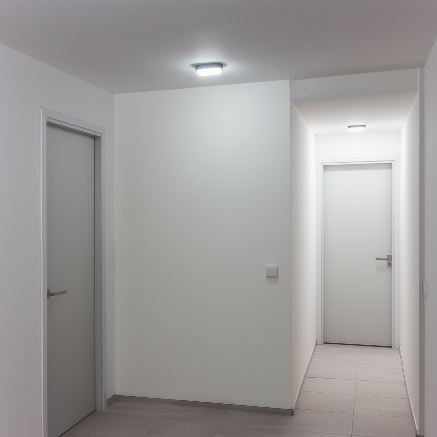 Brilagi - LED Stropné priemyselné svietidlo SIMA LED/12W/230V IP65 čierna