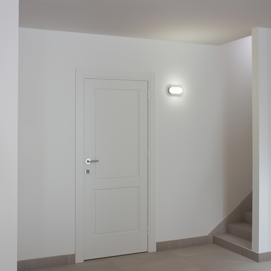 Brilagi - LED Stropné priemyselné svietidlo SIMA LED/12W/230V IP65 čierna