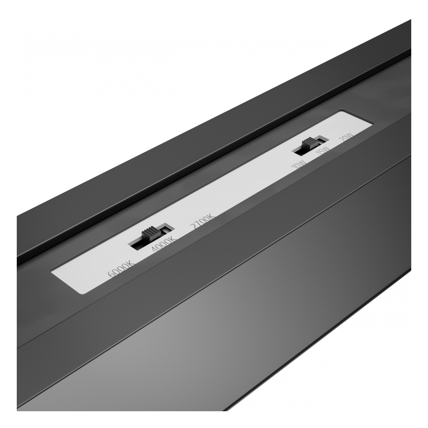 Brilagi - LED stropné prisadené svietidlo FULLDAY LED/10/15/20W/230V 2700/4000/6000K 60 cm čierne