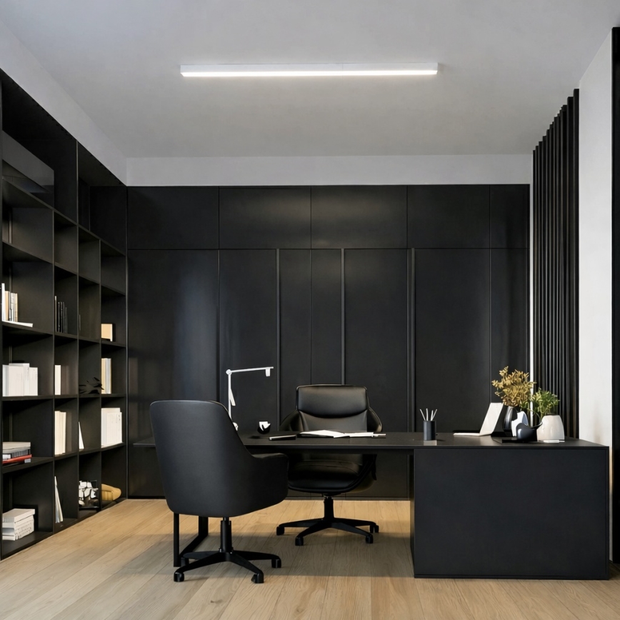 Brilagi - prisadené stropné LED svietidlo FULLDAY LED/20/30/40W/230V 2700/4000/6000K 120 cm UGR19 biela