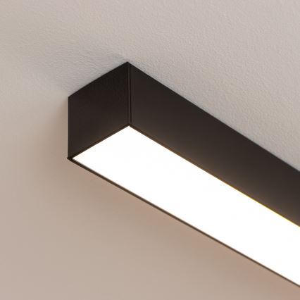 Brilagi - LED stropné prisadené svietidlo FULLDAY LED/20/30/40W/230V 2700/4000/6000K 120 cm UGR19 čierna