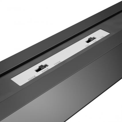 Brilagi - LED stropné prisadené svietidlo FULLDAY LED/20/30/40W/230V 2700/4000/6000K 120 cm UGR19 čierna