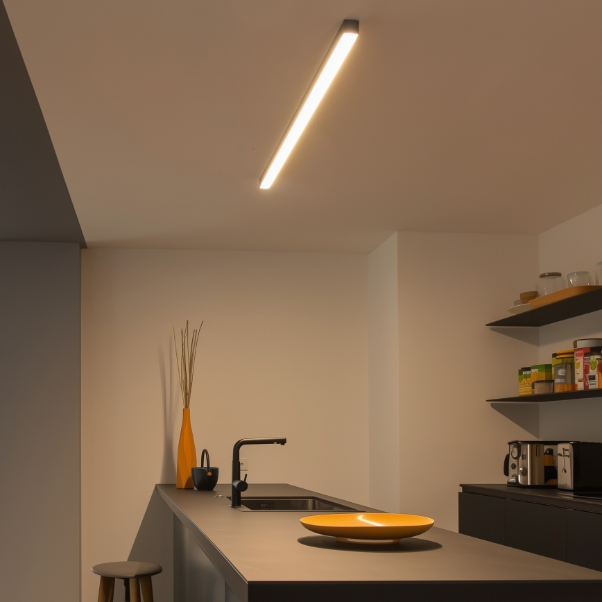 Brilagi - LED prisadené stropné svietidlo FULLDAY LED/30/40/50W/230V 2700/4000/6000K 150 cm čierne