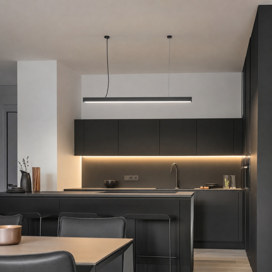 Brilagi - LED stropné prisadené závesné svietidlo SYNODICO LED/30W/230V 4000K antracit