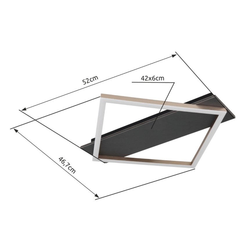 Brilagi - LED Stropné svietidlo AXIS LED/18W/230V