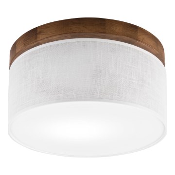 Brilagi - LED Stropné svietidlo BELLADONNA 1xE27/15W/230V pr. 30 cm biela/dub čerešňa