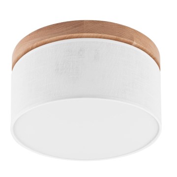 Brilagi - LED Stropné svietidlo BELLADONNA 1xE27/15W/230V pr. 30 cm biela/dub