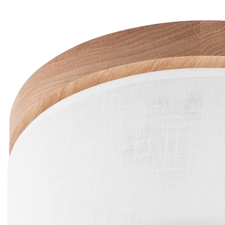 Brilagi - LED Stropné svietidlo BELLADONNA 1xE27/15W/230V pr. 30 cm biela/dub