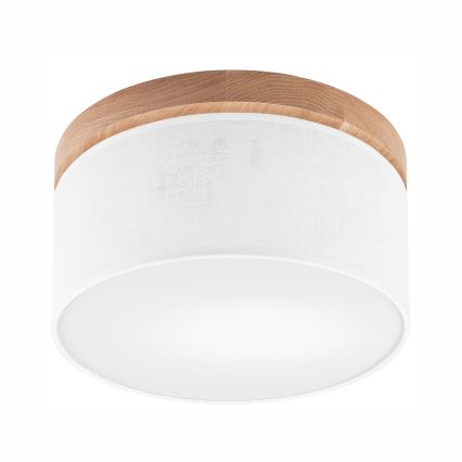 Brilagi - LED Stropné svietidlo BELLADONNA 1xE27/15W/230V pr. 30 cm biela/dub