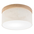 Brilagi - LED Stropné svietidlo BELLADONNA 1xE27/15W/230V pr. 30 cm krémová/dub