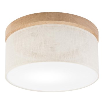 Brilagi - LED Stropné svietidlo BELLADONNA 1xE27/15W/230V pr. 30 cm krémová/dub